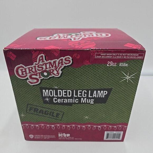 A Christmas Story Leg Lamp 29oz New Molded Ceramic Mug 3-D Cup Stein W/ Handle - Picture 4 of 8